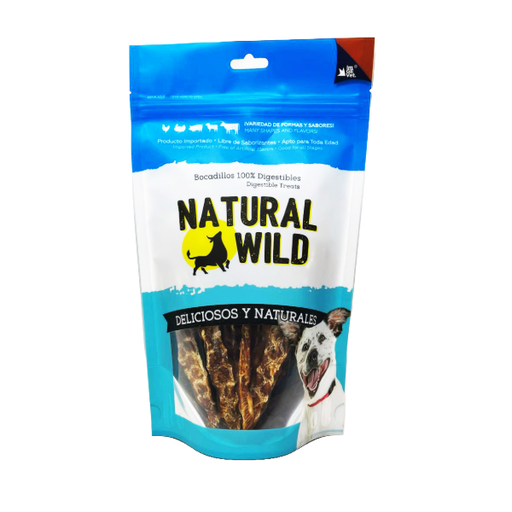 [NW035] Natural Wild Tiras de Pollo 155g