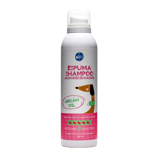 [15009] Wizz Espuma Shampoo Acondicionador Sandia 200ml