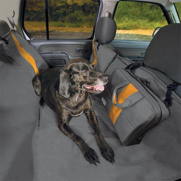 Kurgo -Rover Extended Car Hammock Carcoal