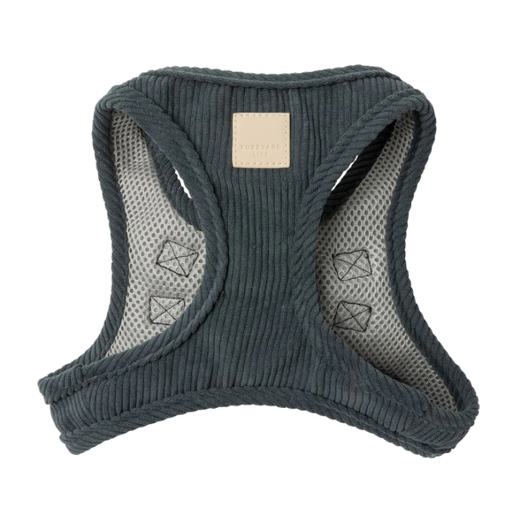 FuzzYard Life Corduroy Dog Harness - Slate Grey