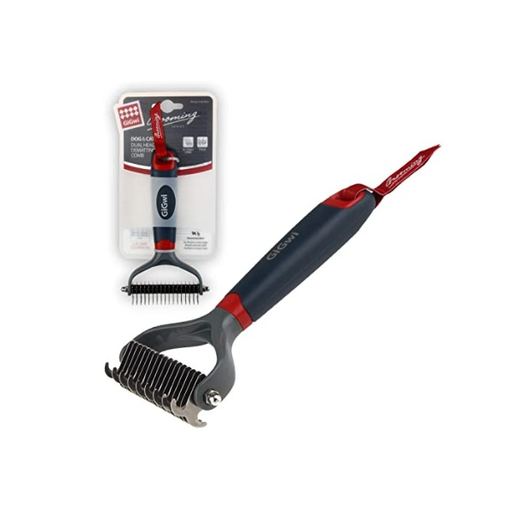 [8274] Gigwi Dual Head Dematting Comb 11 Teeth for Dogs and Cats