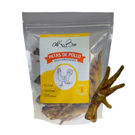 Oli Bee Patas De Pollo Deshidratadas 25 Unds