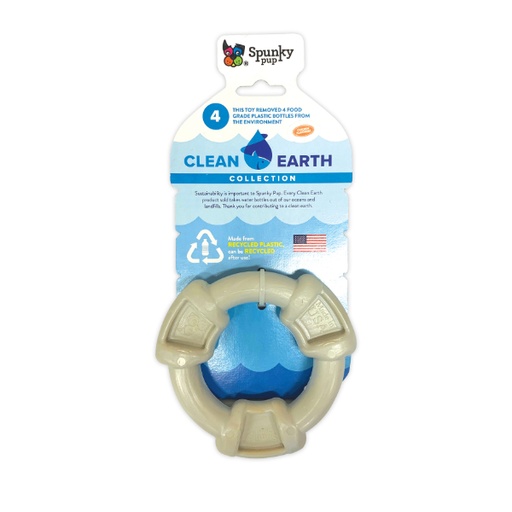 [853210008102] SpunkyPup -Clean Earth Recycled Ring