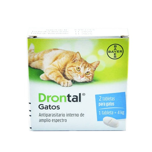 [5420036976615] Bayer Drontal Gatos 4kg (Por Caja)