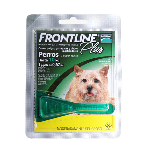 [RM02] Frontline Plus Perro 2kg a 10kg - 0.67ml