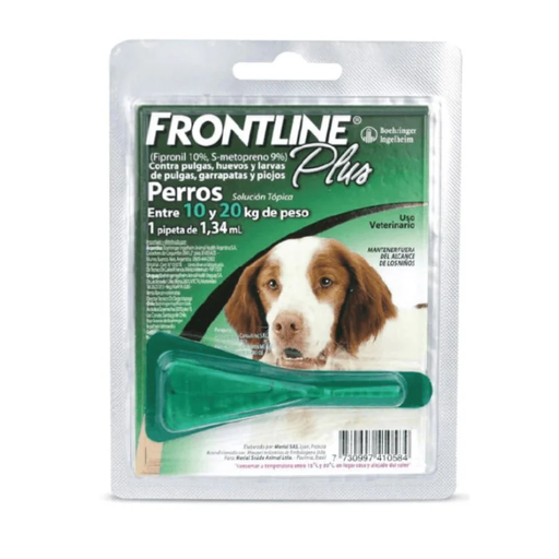 [RM06] Frontline Plus Perro 10kg a 20kg - 1.34ml