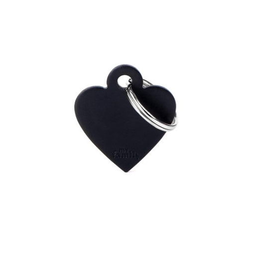 Myfamily Placa Corazon Black Brass