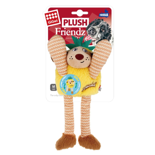 [6971] Gigwi Plush Friendz Pineapple Dog