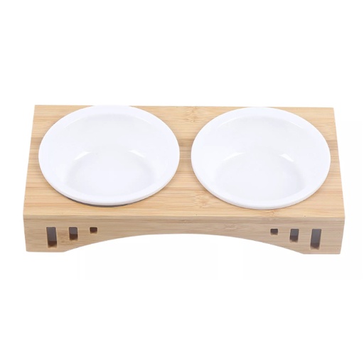 [7443037170217] Bamboo Ideas Tazon Doble de Ceramica