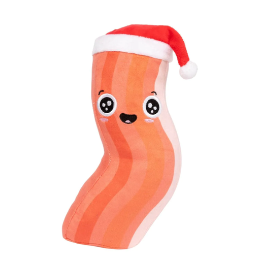 [FZT1312] Fuzzyard Navideño-Dog Toy - Bacon-ing To Look A Lot Like Xmas