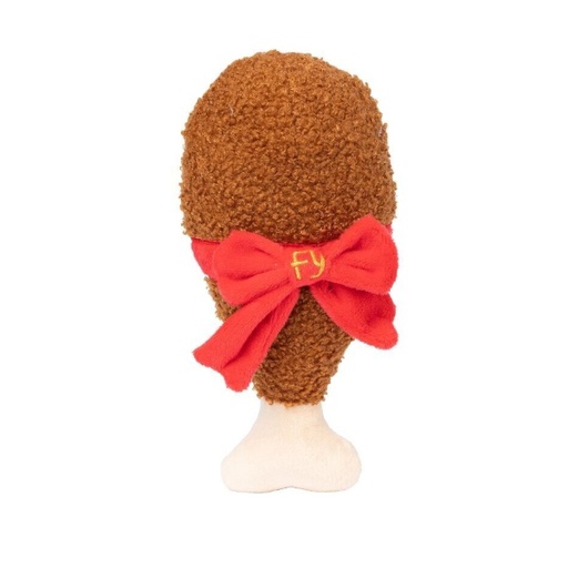 [FZT1326] Fuzzyard Navideño -Dog Toy - Good Tidings Turkey Leg