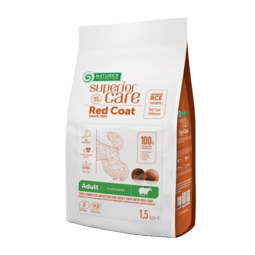 [4771317472335] Natures Protection Superior Care Red and Lamb Adulto Raza Small 10kg
