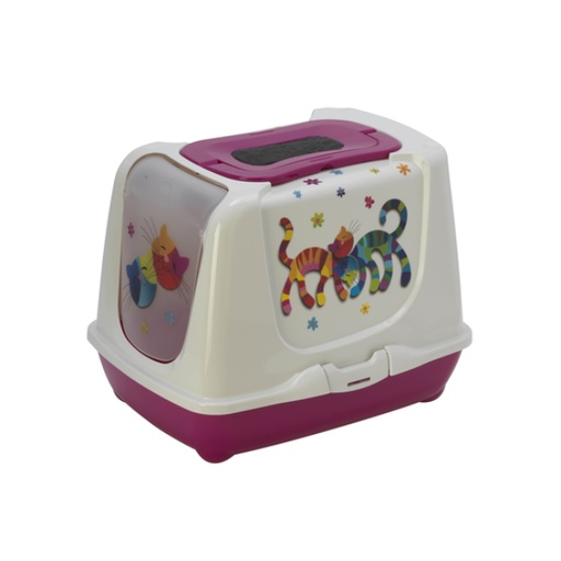 [C235-328] Royal-Litera Con Tapa 50 Cm Rosada