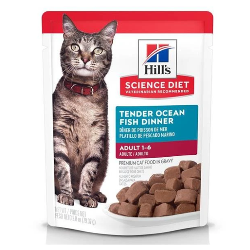 [PT-9022] Hill´s -Science Diet  Feline  Pouche Adt Ocean Fish Dinner  79.37 gr