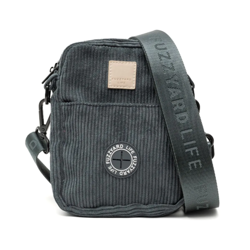 [FZAC103] FuzzYard Life Corduroy Cross Body Bag - Slate Grey