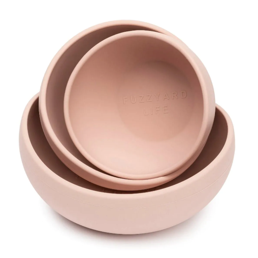 FuzzYard Life Silicone Bowl - Soft Blush