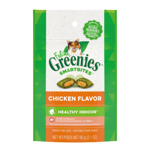 [40210139] Greenies Bocadillos Saludables Para Gato De Interior Sabor de Pollo  60g