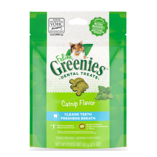 [40211136] Greenies Golosina Dentales Para Gatos Adulto Sabor Catnip 60g