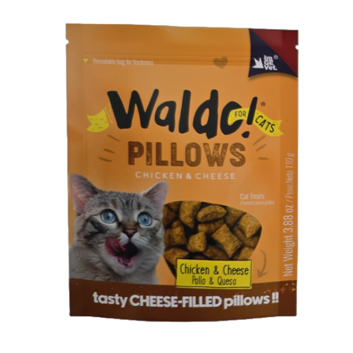 [WL028] Waldo Cat Pillows Chicken & Chesse 110g
