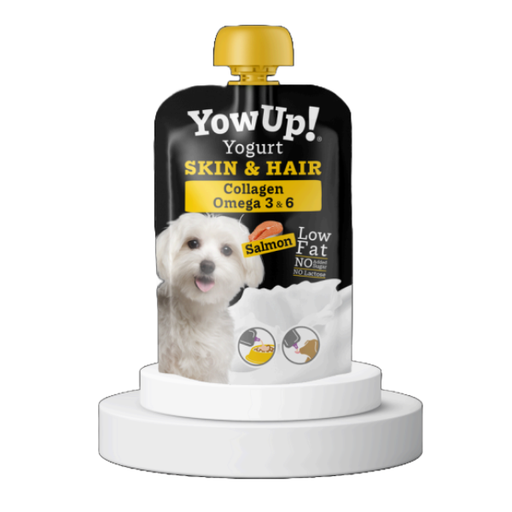 [8437023761090] YowUp Yogurt Perros Skin & Hair  Salmon 115g