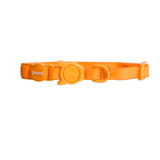 [7898582486076] Zeedog Neopro Tangarine Cat Collar