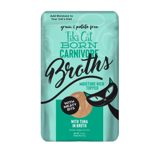 [TIKI/11328] Tiki Cat Born Carnivore Broth Tuna Toppers Pouch