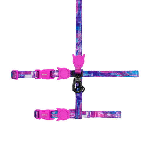 [7908253606686] Zeedog Glitch Error 502 Cat Harness + Leash