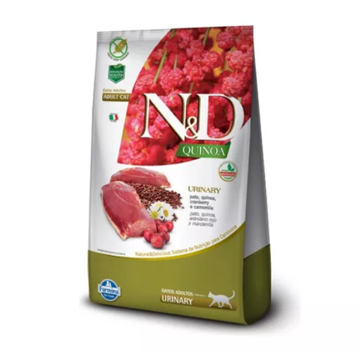 [PNQ015012B] N&D Quinoa Feline Adult Urinary Pato 1.5Kg