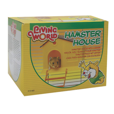 [61480] Living World Casa Plastica Para Hamster Con Escalera