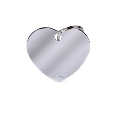 Myfamily Placa Colección Basic Corazón Aluminio