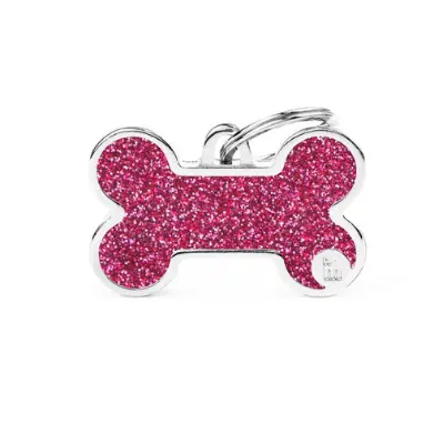 [8051938218755] My Family - Hueso Shine Rosado Small 