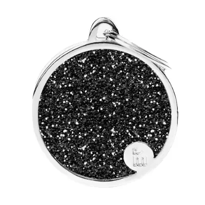 [8058773272249] My Family - Círculo Shine Negro Large