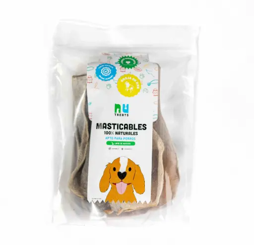 [7443041930241] Nu Treats 4u Masticables - Oreja de res con pelo
