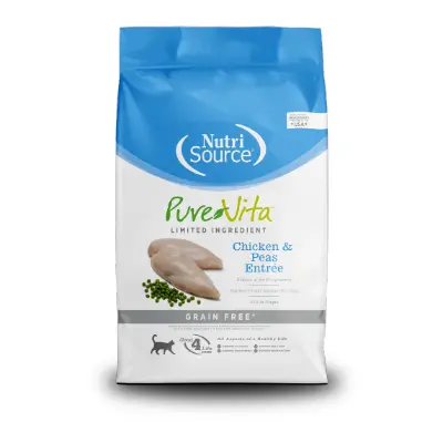 [17311] Nutrisource - Pure Vita Grain Free Cat Chicken & Peas 5.4 KG