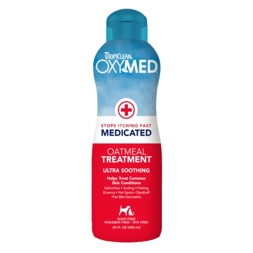[OXMT20Z] Tropiclean Shampoo OxyMed medicated Anti-Itch Tratamiento 592ml