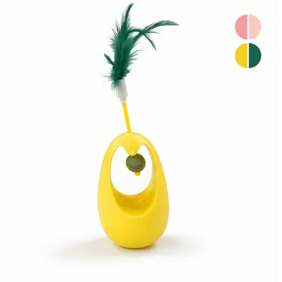 [SES52] Juguete Interactivo con Catnip Natural y Pluma Estimulante