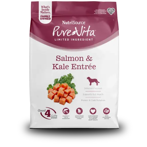 [17931] Nutrisource - Pure Vita Dog Salmon Kale 5.4 KG