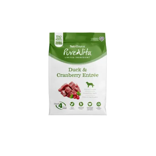 [17934] Nutrisource PureVita Duck & Cranberry 11.33kg