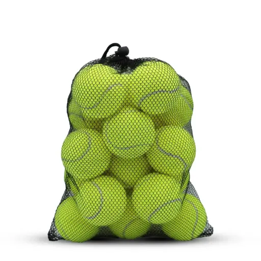 [012575209337] Pelotas De Tenis Para Perros Sportspet (paquete de 12) (tamaño mediano, 6,6 cm) (amarillas)