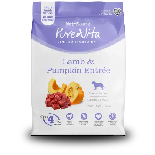 Nutrisource - Pure Vita Dog Lamb-Pumpkin 
