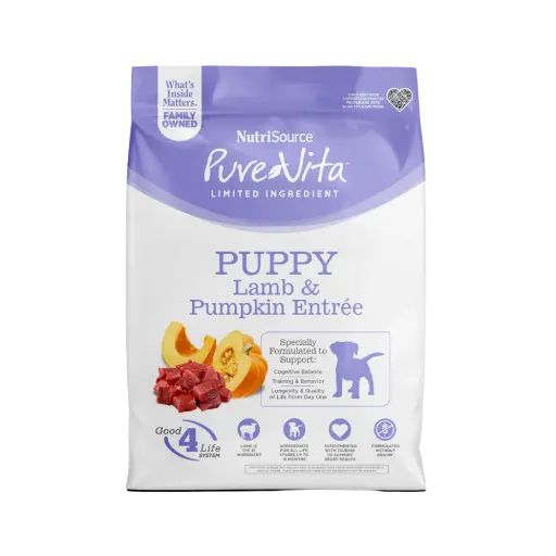 Nutrisource - Pure Vita Puppy Lamb-Pumpkin 
