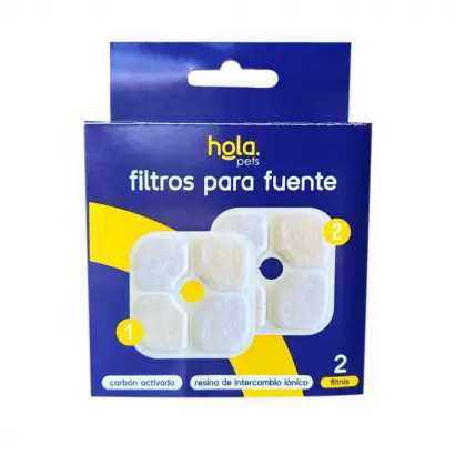 [32503] Hola Pets - Filtro Genérico 2x - Fuente de Agua Gato