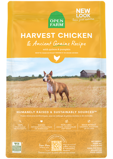 [683547125346] Harvest Chicken & Ancient Grains Kibble 11lb
