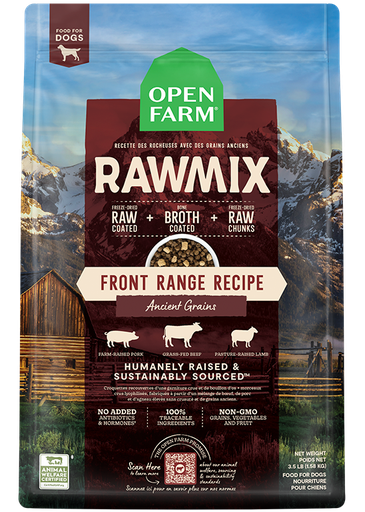 [683547129337] RawMix Front Range Ancient Grain Kibble 3.5lb