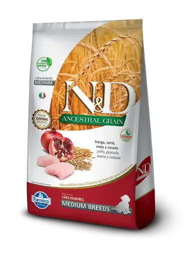 [PLG101102B] N&D Ancestral Can Frango Puppy Med. 10KG