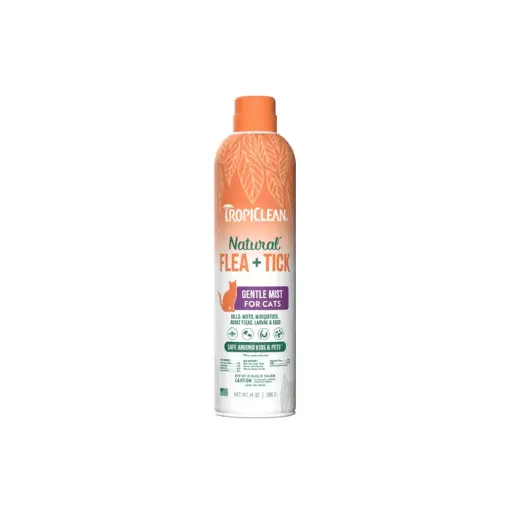 [FTHMMTSP14Z-CT] Tropiclean Natural Spray Contra Pulgas Y Garrapatas Para Gatos Y Hogar - Aerosol 